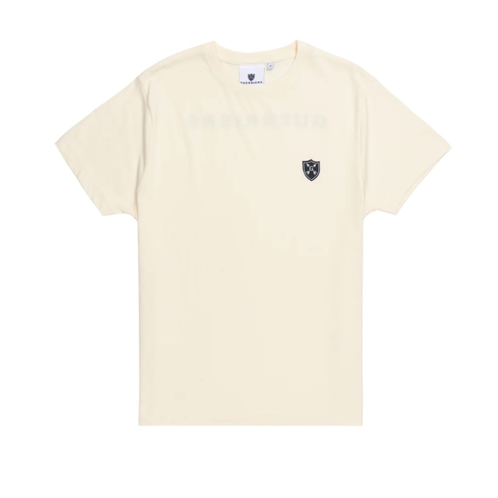 Crew neck tee with varsity logo